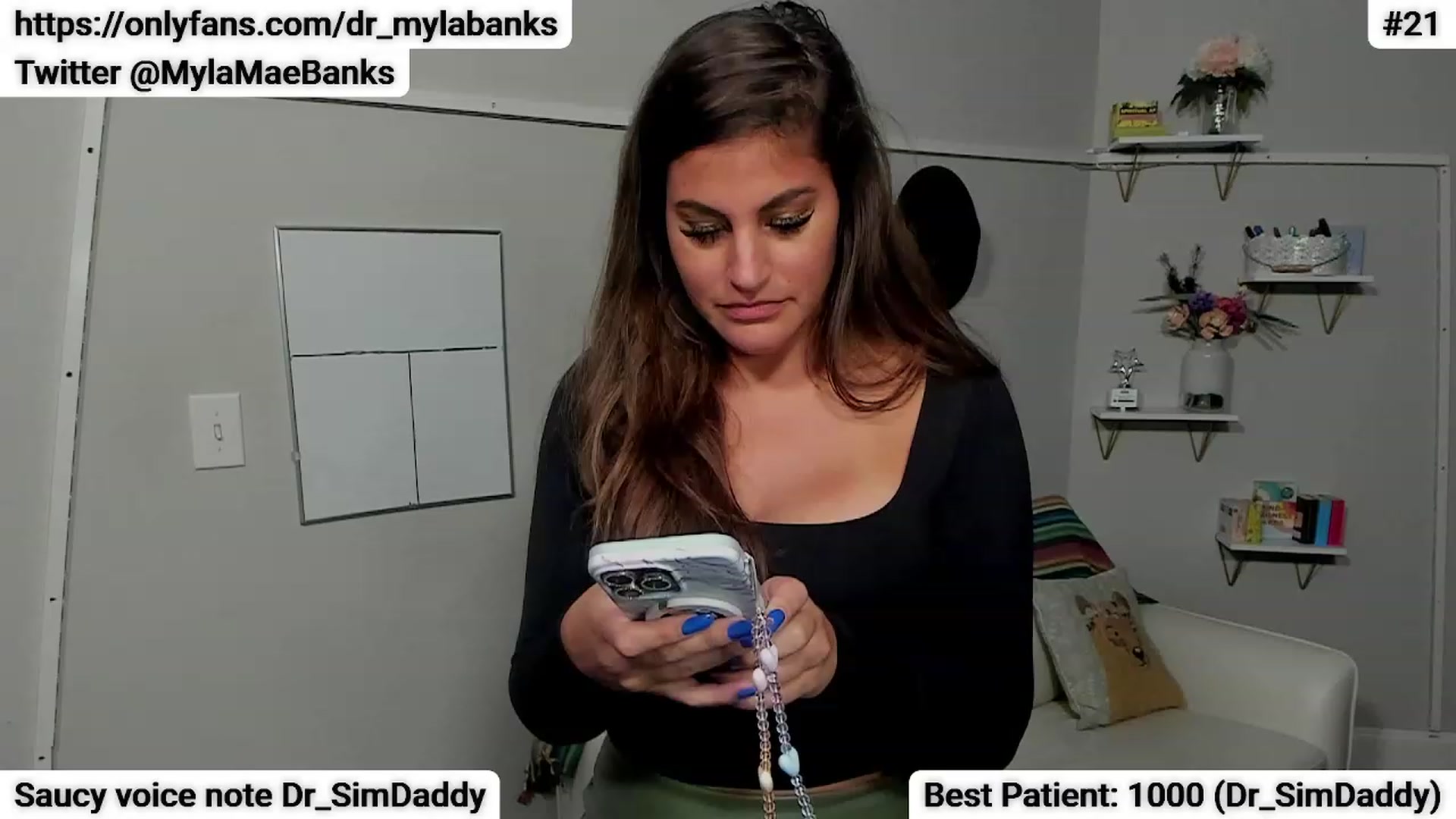 Gallery image thumbnail from Dr_MylaBanks's myfreecams stream on, 09/16/2023, 03:45 image 7 of 20