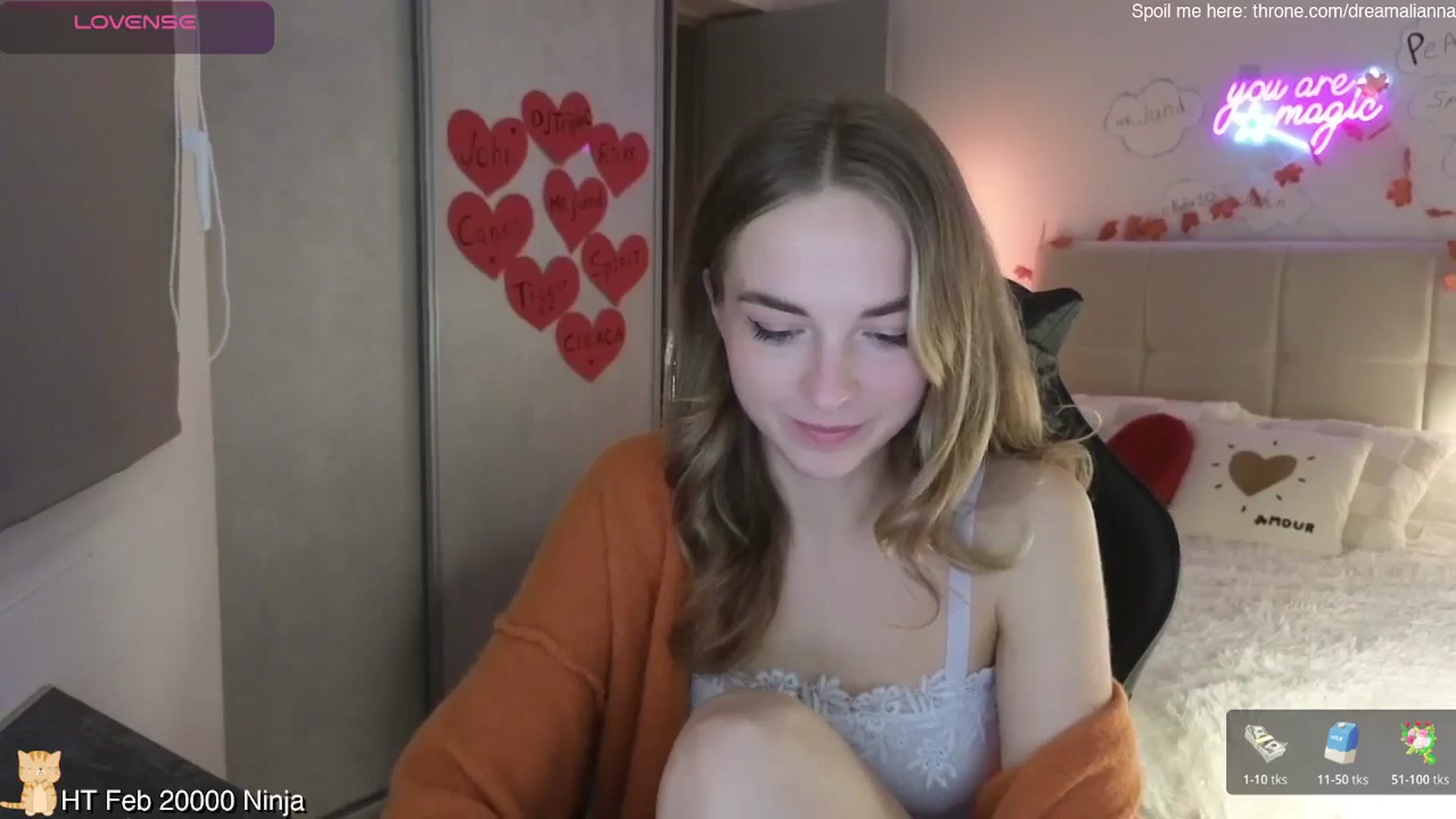 Gallery image thumbnail from DreamAlianna's myfreecams stream on, 02/23/2026, 22:04 image 12 of 20