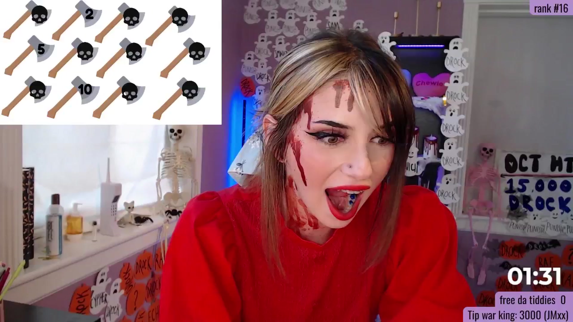 Gallery image thumbnail from DrocksAriel's myfreecams stream on, 10/31/2025, 21:33 image 4 of 20
