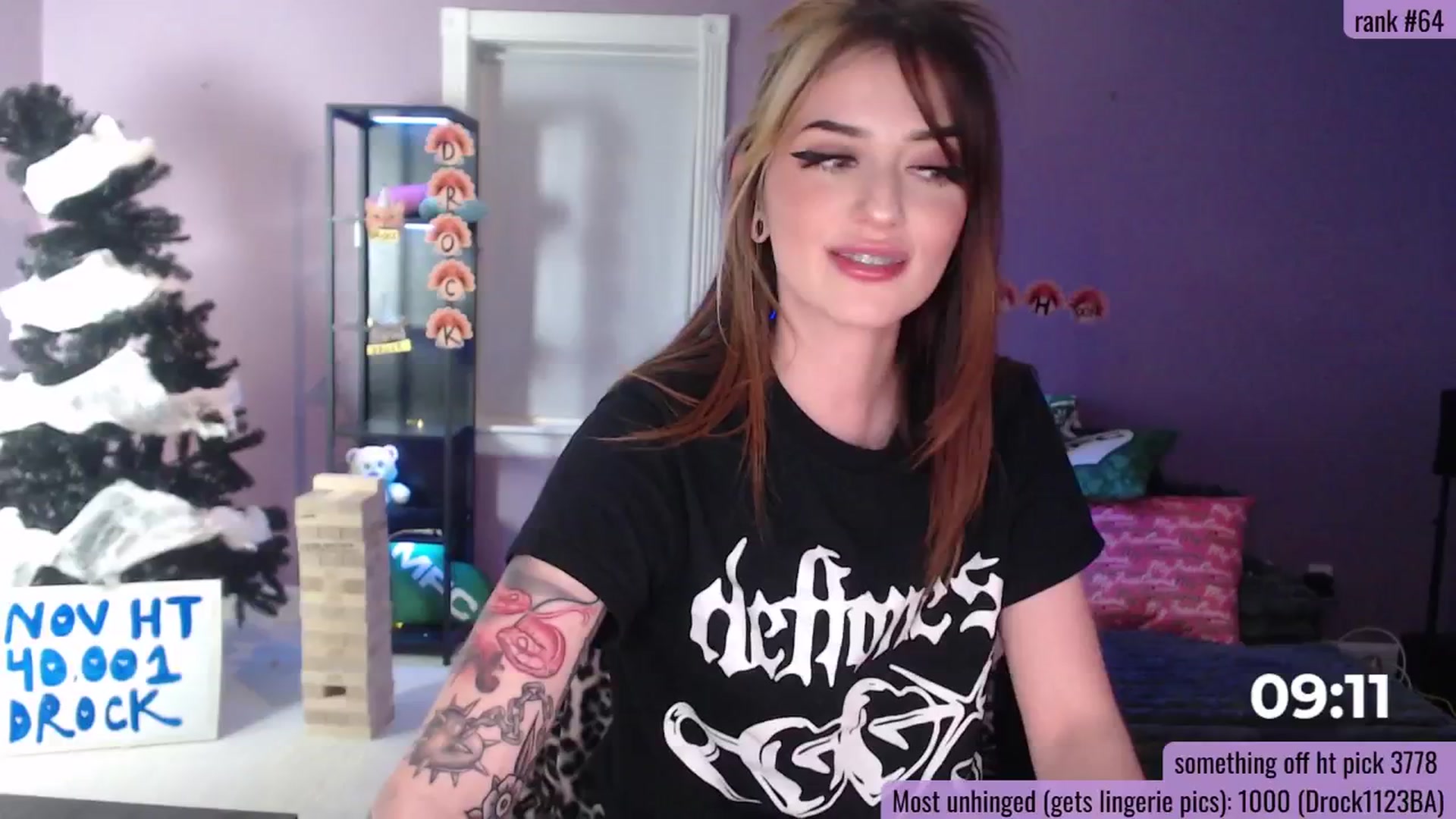 Gallery image thumbnail from DrocksAriel's myfreecams stream on, 11/25/2025, 08:21 image 10 of 20