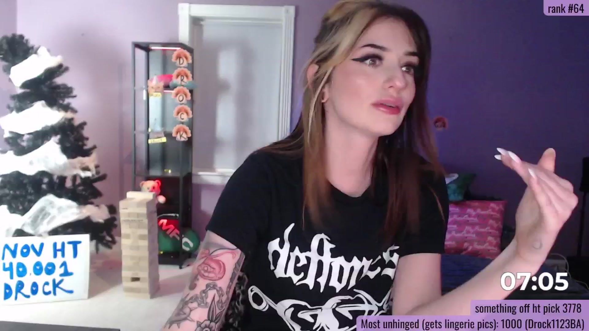 Gallery image thumbnail from DrocksAriel's myfreecams stream on, 11/25/2025, 08:21 image 11 of 20