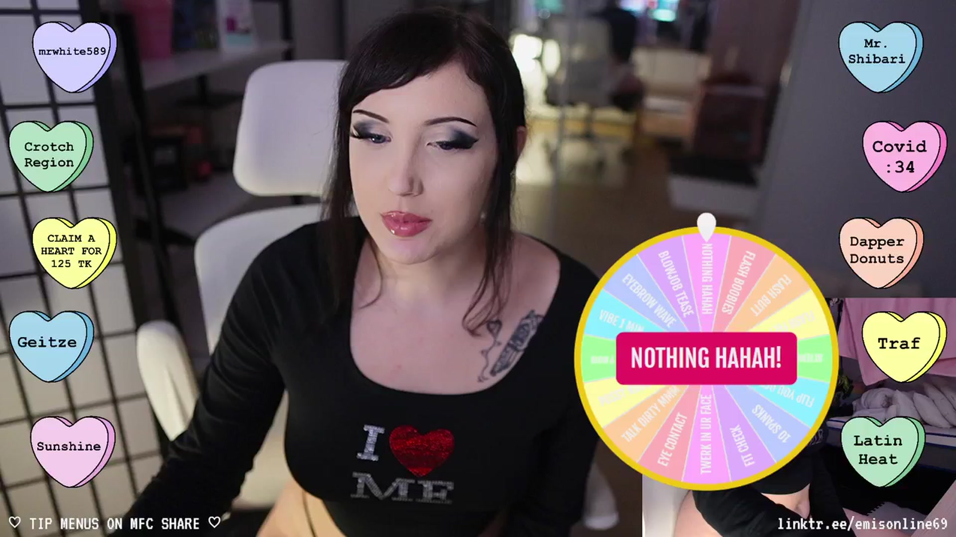 Gallery image thumbnail from EMMEL1NE's myfreecams stream on, 02/26/2024, 06:17 image 5 of 20