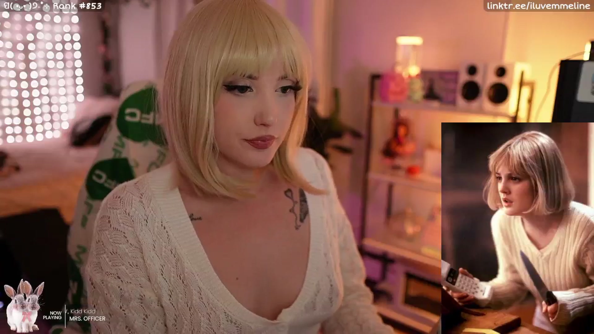 Gallery image thumbnail from EMMEL1NE's myfreecams stream on, 10/17/2024, 08:56 image 13 of 20