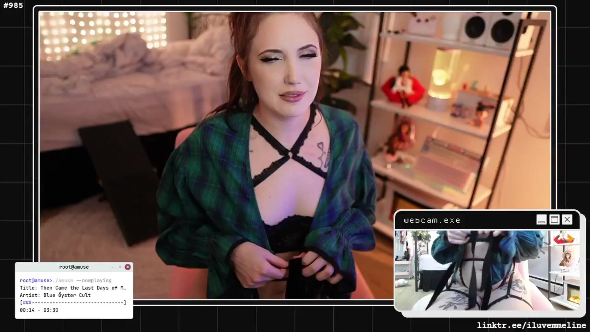 Gallery image thumbnail from EMMEL1NE's myfreecams stream on, 11/10/2024, 03:34 image 2 of 20