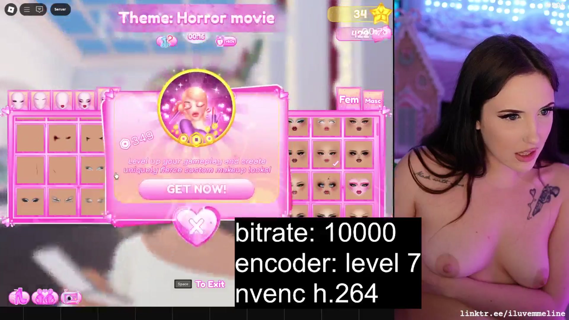 Gallery image thumbnail from EMMEL1NE's myfreecams stream on, 12/19/2024, 07:36 image 15 of 20