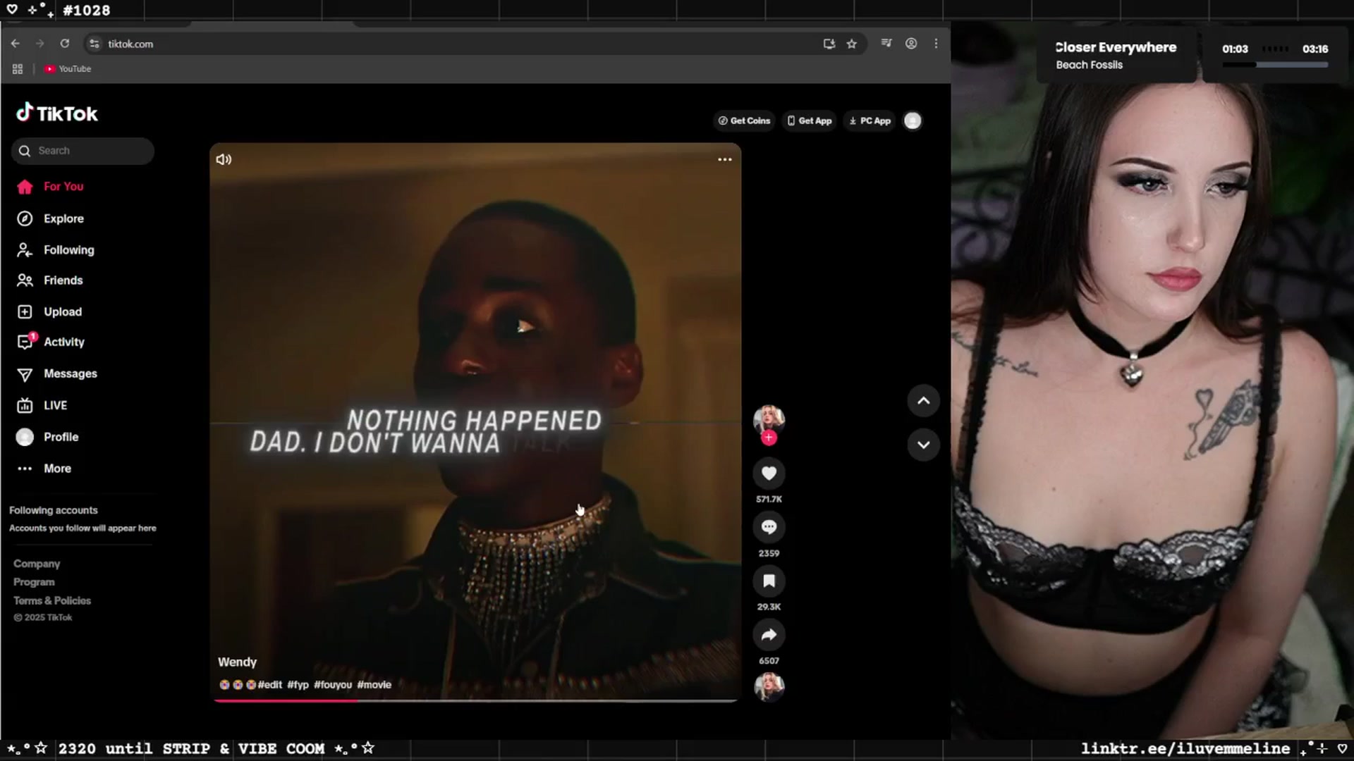 Gallery image thumbnail from EMMEL1NE's myfreecams stream on, 04/24/2025, 06:26 image 4 of 20
