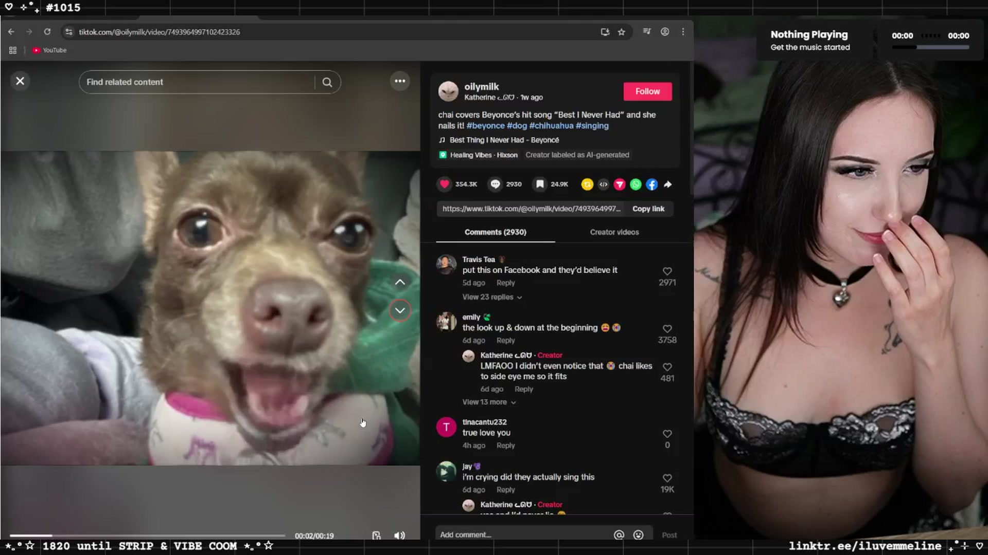 Gallery image thumbnail from EMMEL1NE's myfreecams stream on, 04/24/2025, 06:26 image 9 of 20