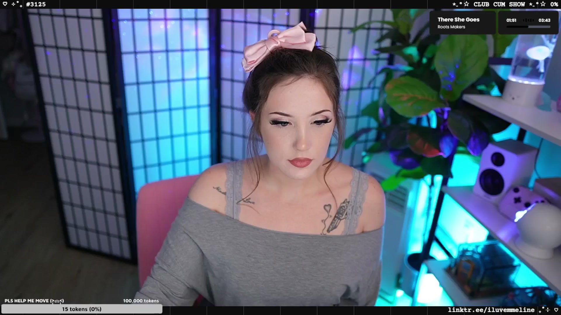Gallery image thumbnail from EMMEL1NE's myfreecams stream on, 06/02/2025, 05:43 image 2 of 20