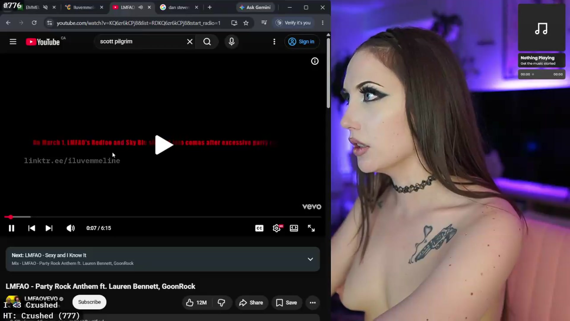 Gallery image thumbnail from EMMEL1NE's myfreecams stream on, 06/26/2026, 11:54 image 17 of 20