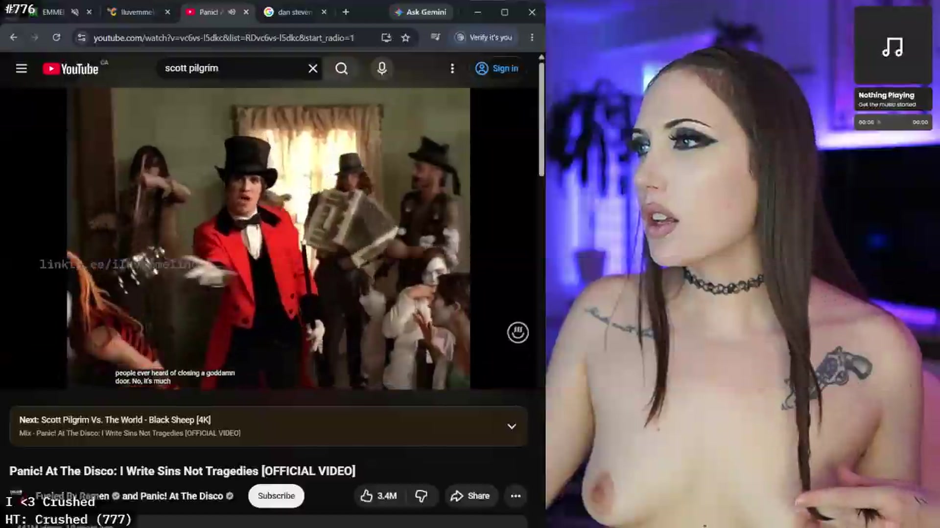 Gallery image thumbnail from EMMEL1NE's myfreecams stream on, 06/26/2026, 11:54 image 16 of 20