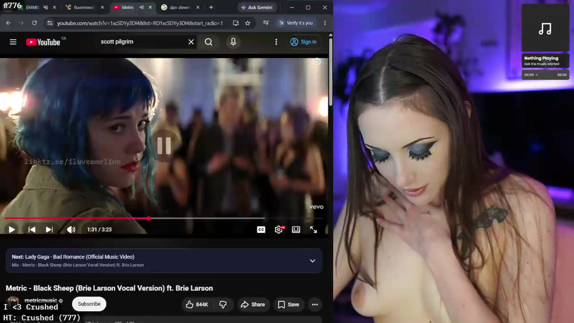 Gallery image thumbnail from EMMEL1NE's myfreecams stream on, 06/26/2026, 11:54 image 15 of 20