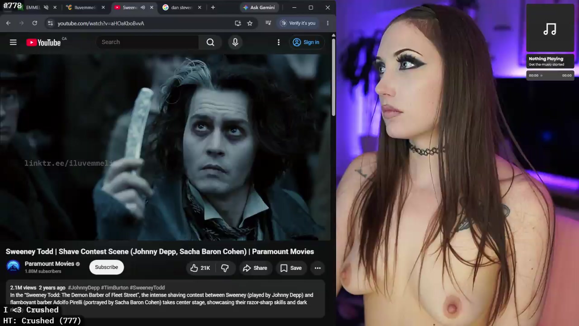 Gallery image thumbnail from EMMEL1NE's myfreecams stream on, 06/26/2026, 11:54 image 10 of 20