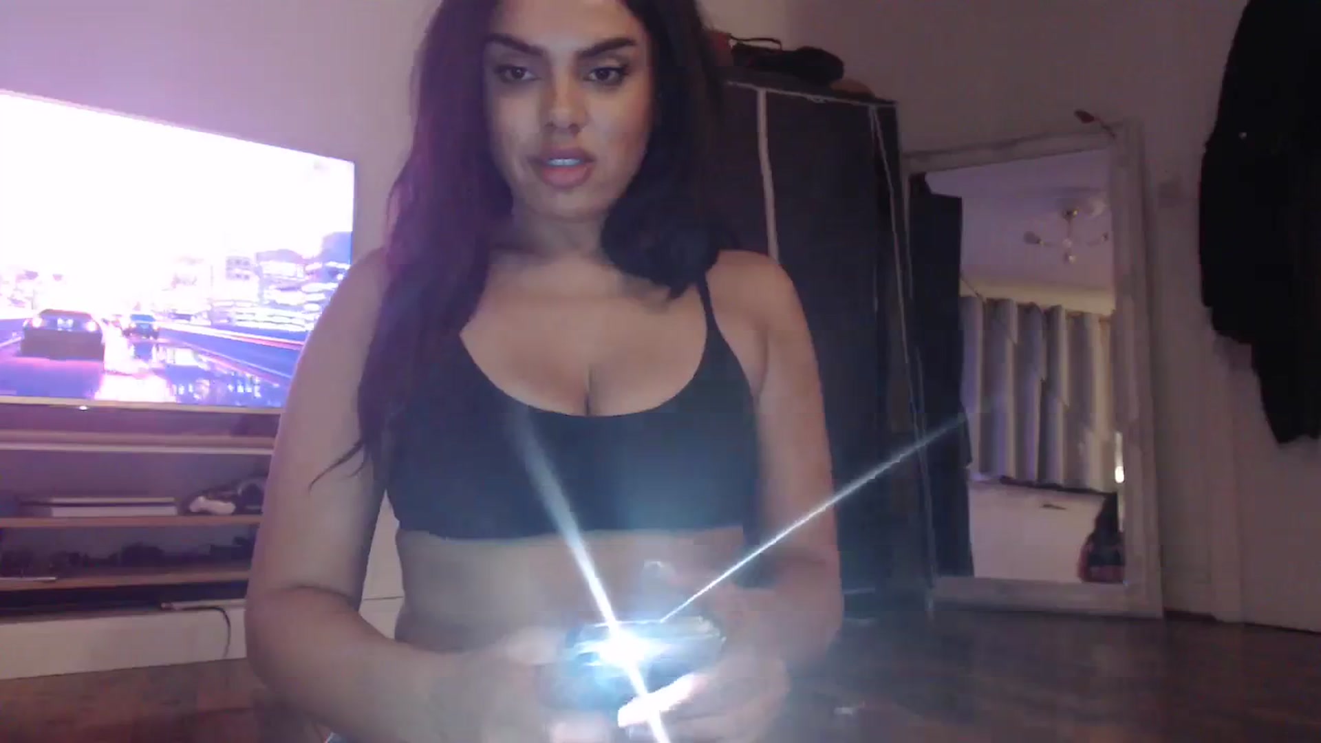 Gallery image thumbnail from EbonyJasmine's myfreecams stream on, 12/21/2023, 23:20 image 15 of 20