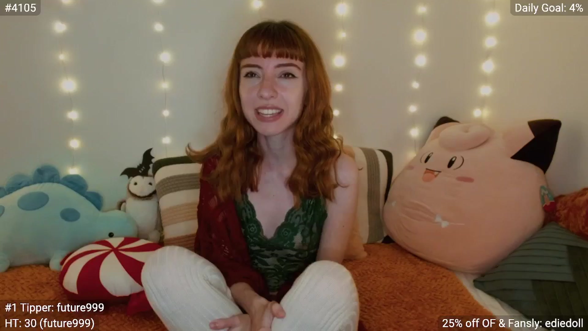 Gallery image thumbnail from EdieDoll's myfreecams stream on, 12/03/2024, 04:20 image 20 of 20