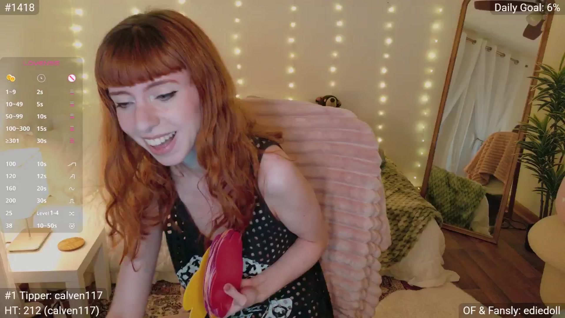 Gallery image thumbnail from EdieDoll's myfreecams stream on, 04/08/2025, 05:42 image 3 of 20