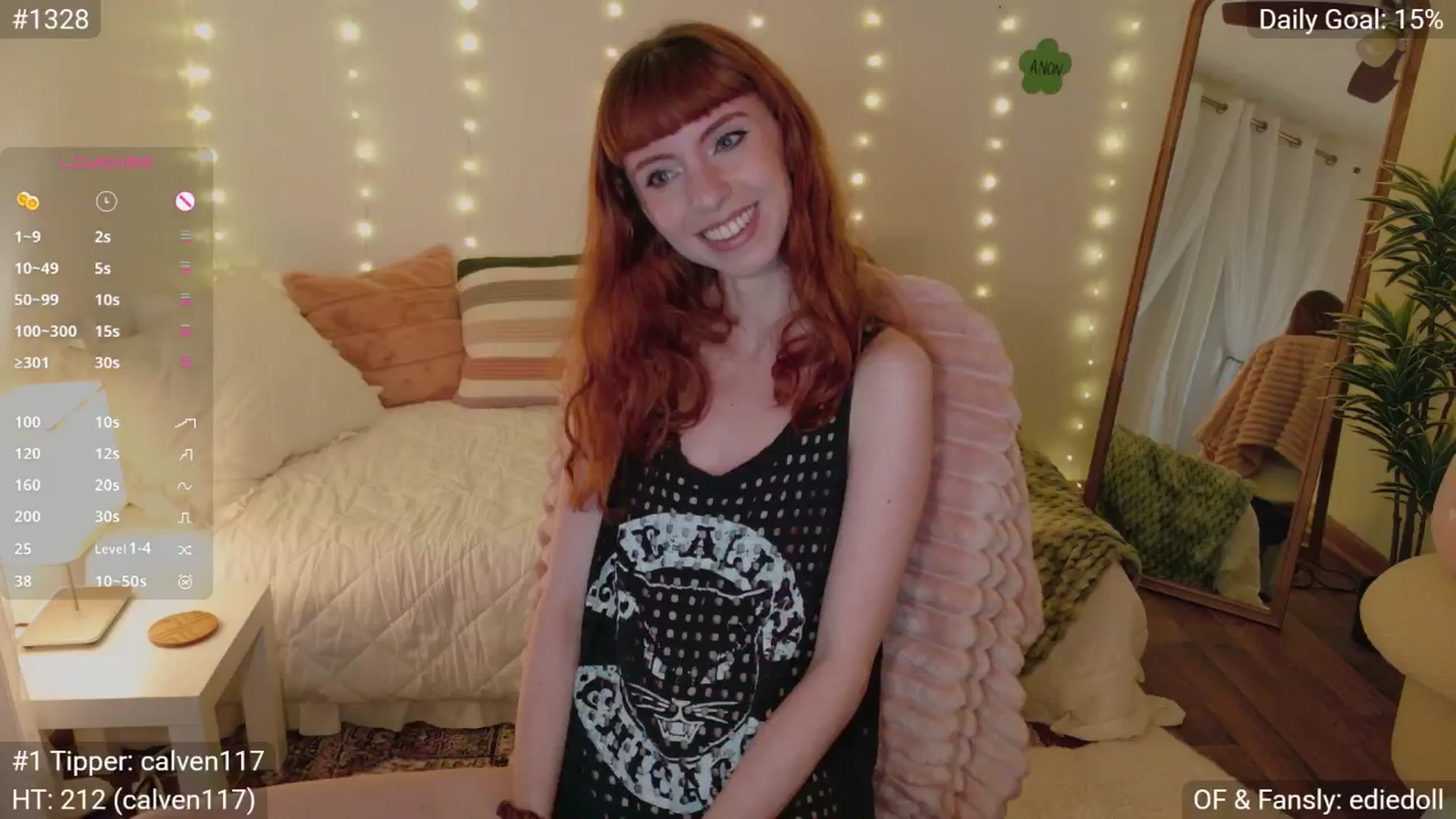 Gallery image thumbnail from EdieDoll's myfreecams stream on, 04/08/2025, 05:42 image 5 of 20