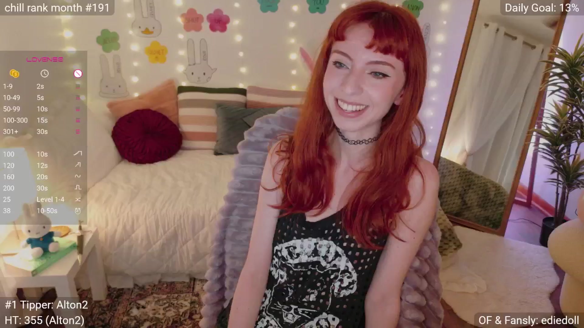 Gallery image thumbnail from EdieDoll's myfreecams stream on, 05/13/2025, 07:58 image 3 of 20
