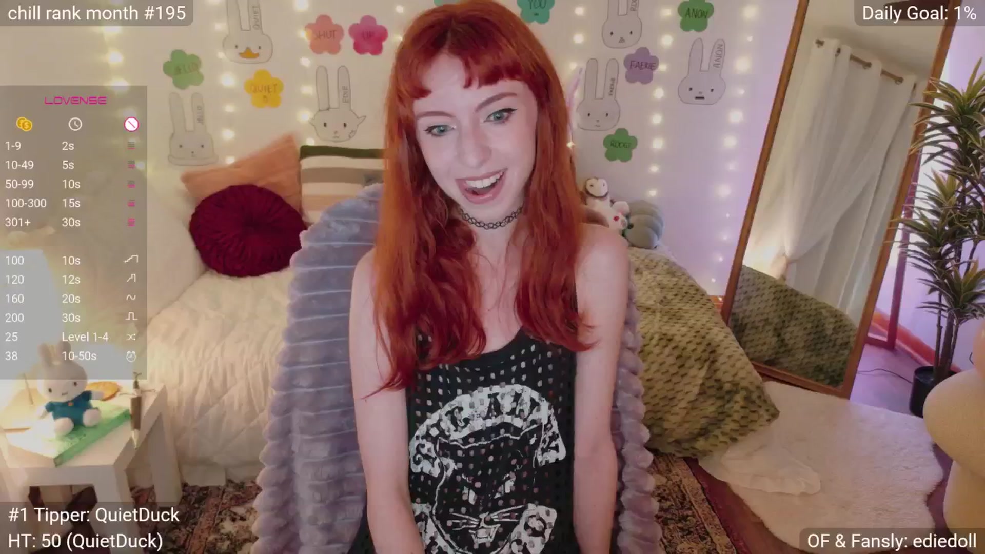 Gallery image thumbnail from EdieDoll's myfreecams stream on, 05/13/2025, 07:58 image 1 of 20