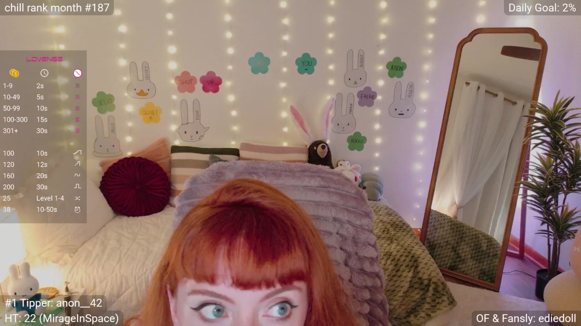Gallery image thumbnail from EdieDoll's myfreecams stream on, 05/15/2025, 06:48 image 5 of 20