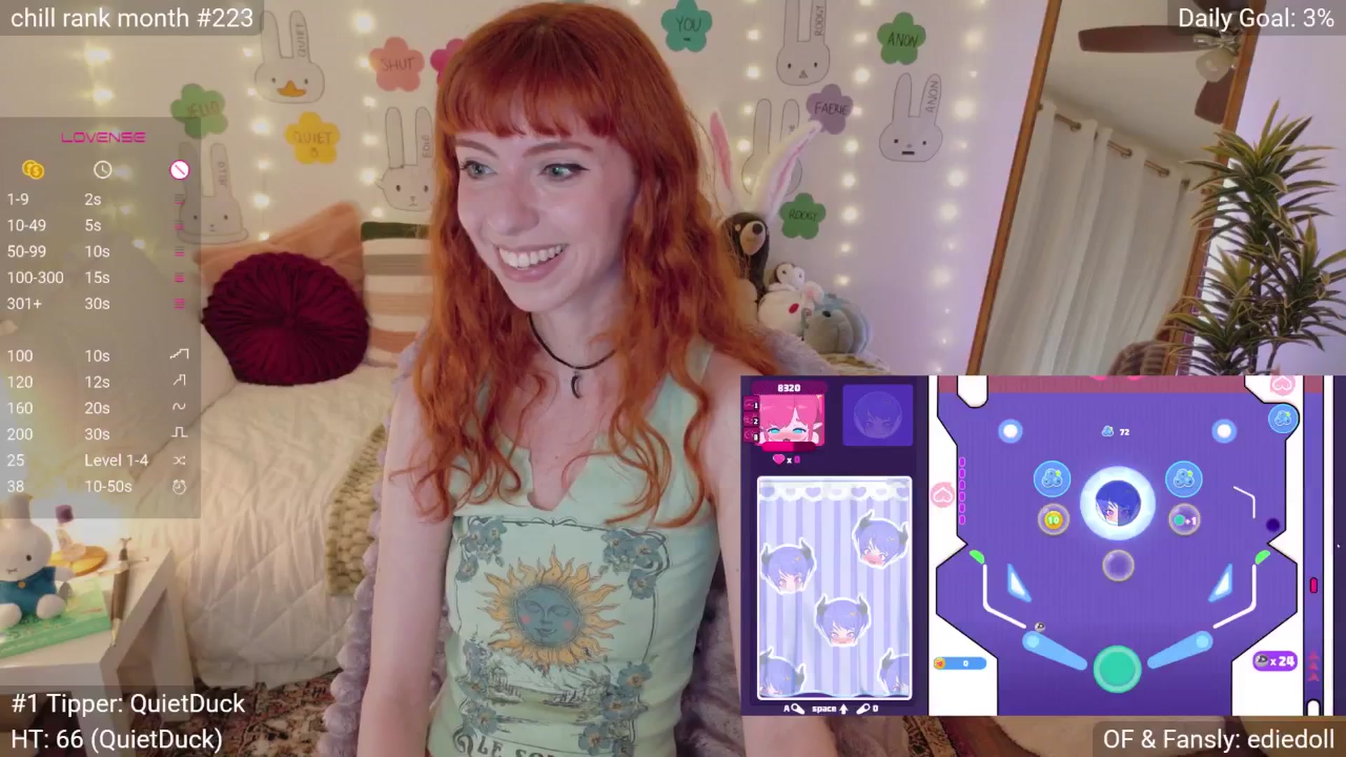 Gallery image thumbnail from EdieDoll's myfreecams stream on, 05/20/2025, 08:18 image 1 of 20
