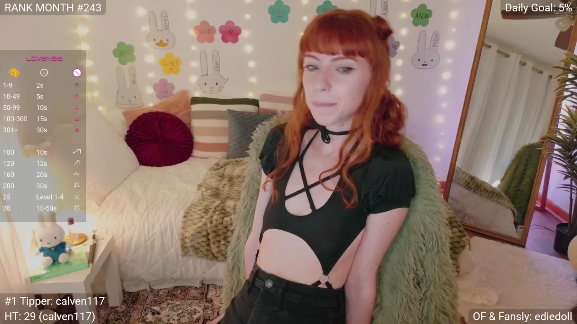 Gallery image thumbnail from EdieDoll's myfreecams stream on, 05/24/2025, 08:17 image 4 of 20