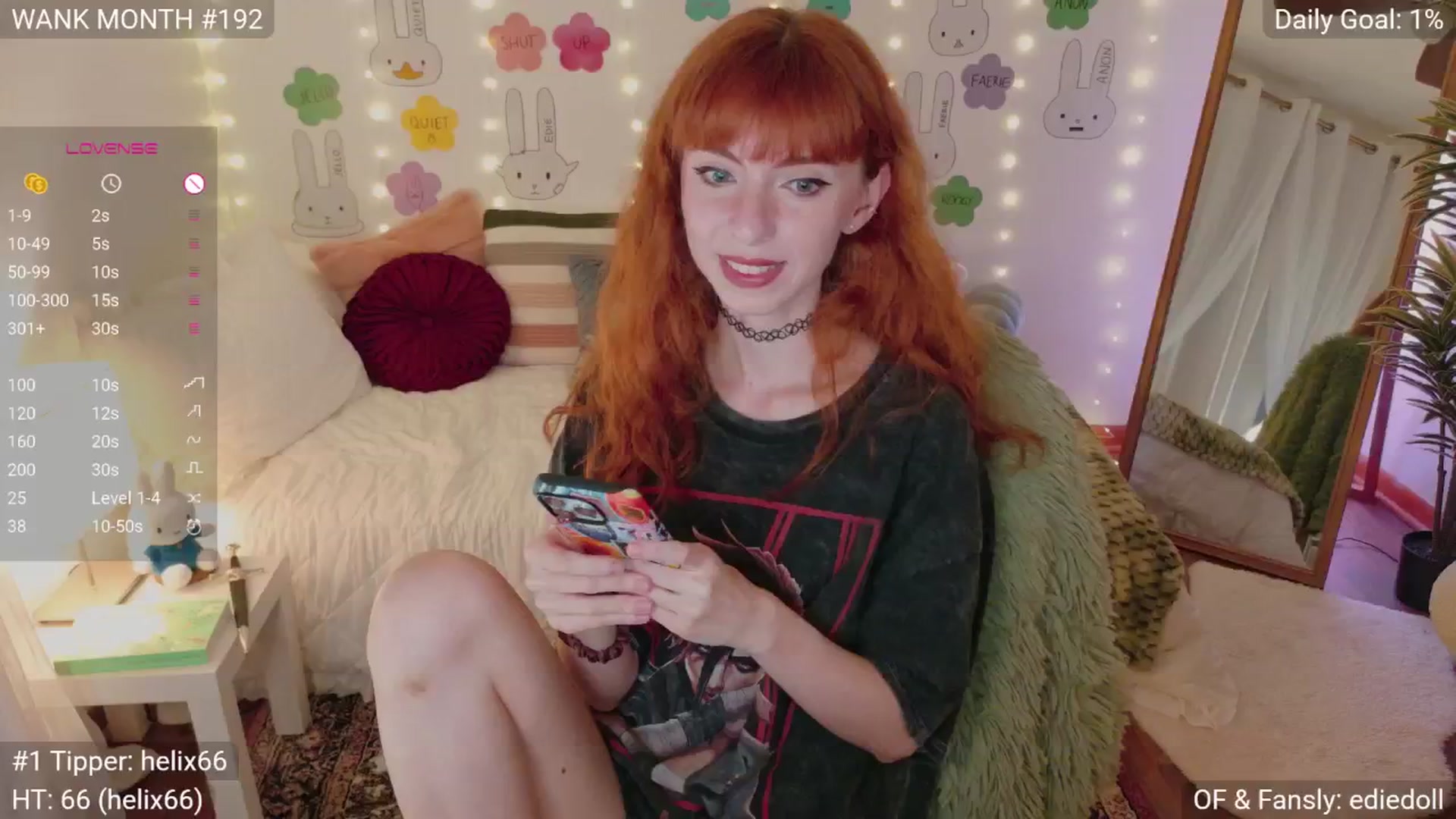 Gallery image thumbnail from EdieDoll's myfreecams stream on, 06/01/2025, 05:28 image 2 of 20