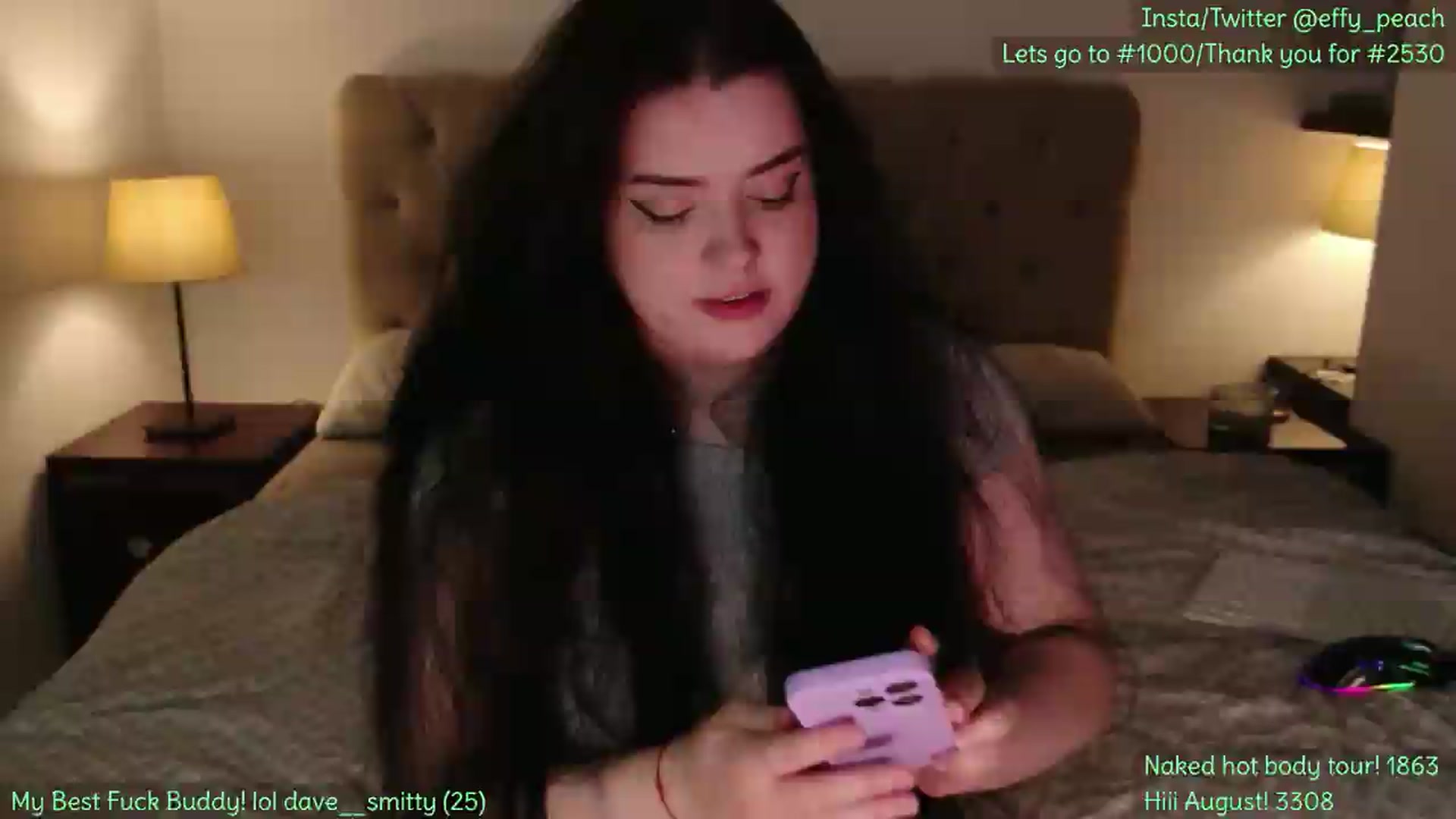 Gallery image thumbnail from Effy_peach's myfreecams stream on, 08/01/2026, 21:31 image 18 of 20