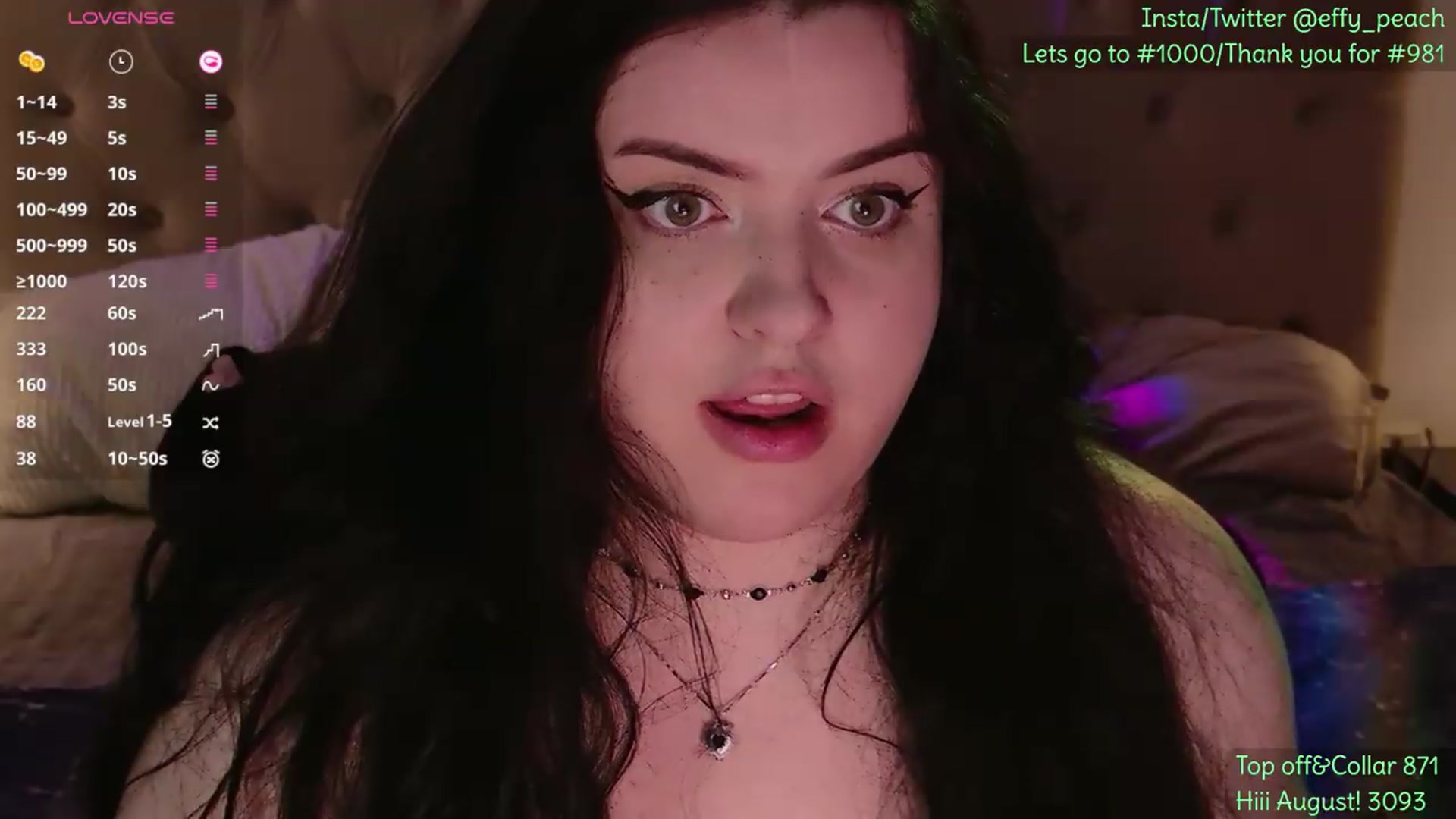 Gallery image thumbnail from Effy_peach's myfreecams stream on, 08/03/2026, 23:14 image 18 of 20