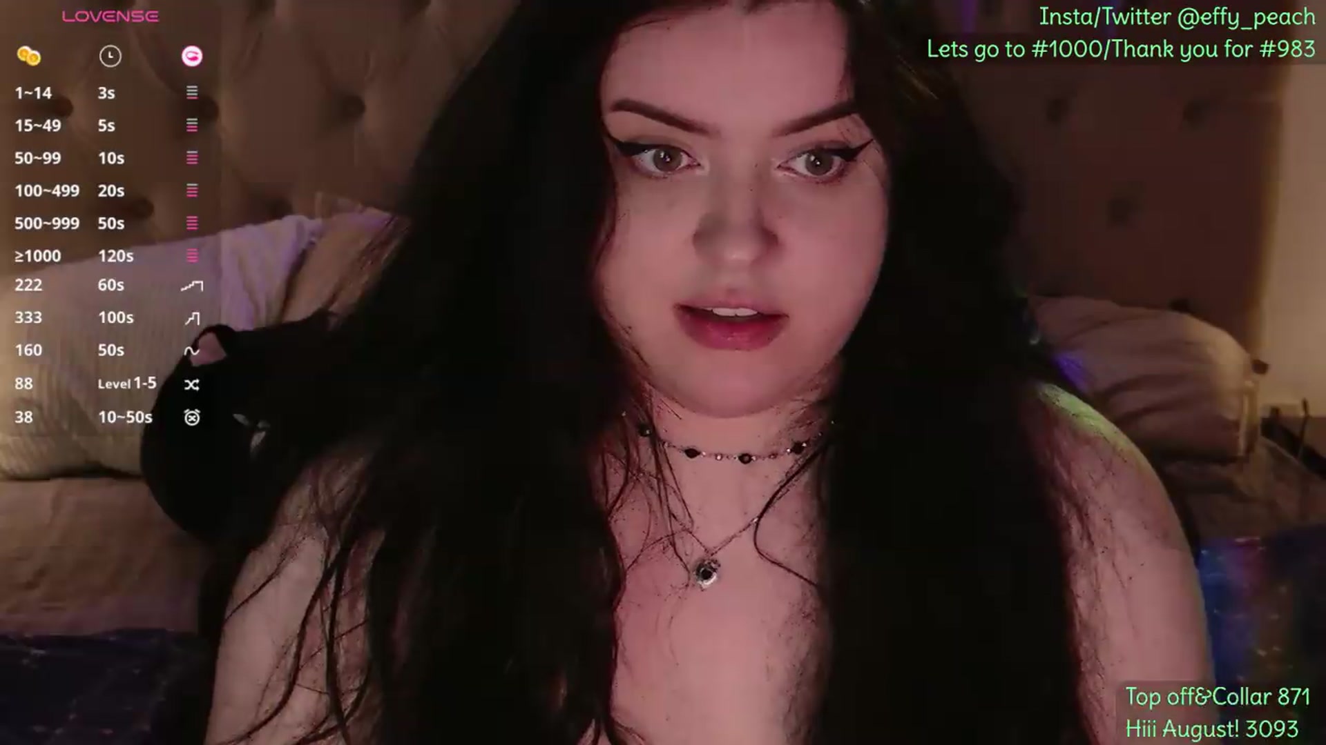 Gallery image thumbnail from Effy_peach's myfreecams stream on, 08/03/2026, 23:14 image 19 of 20