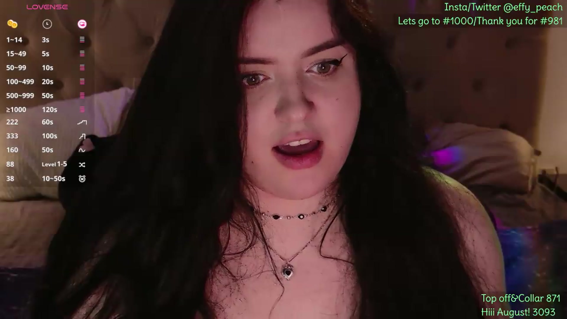Gallery image thumbnail from Effy_peach's myfreecams stream on, 08/03/2026, 23:14 image 16 of 20