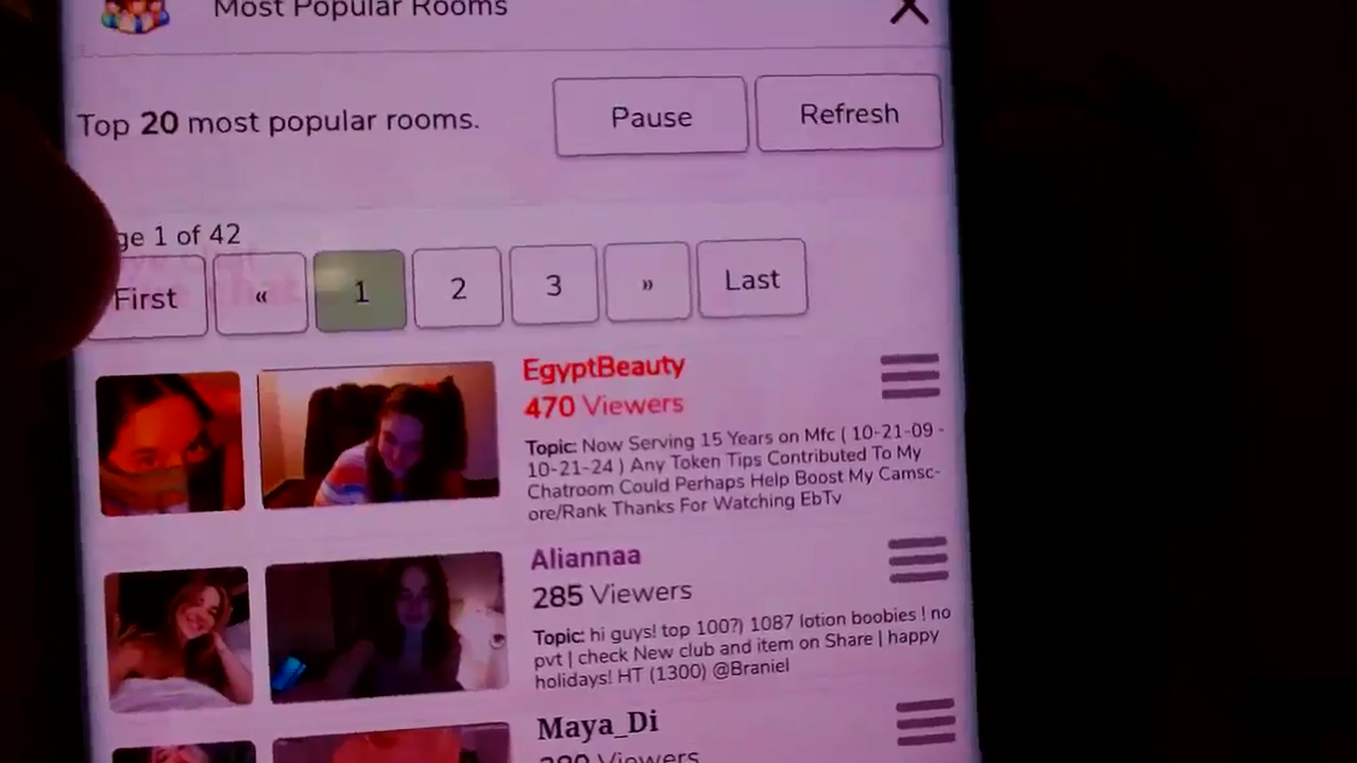Gallery image thumbnail from EgyptBeauty's myfreecams stream on, 12/18/2024, 23:52 image 10 of 20
