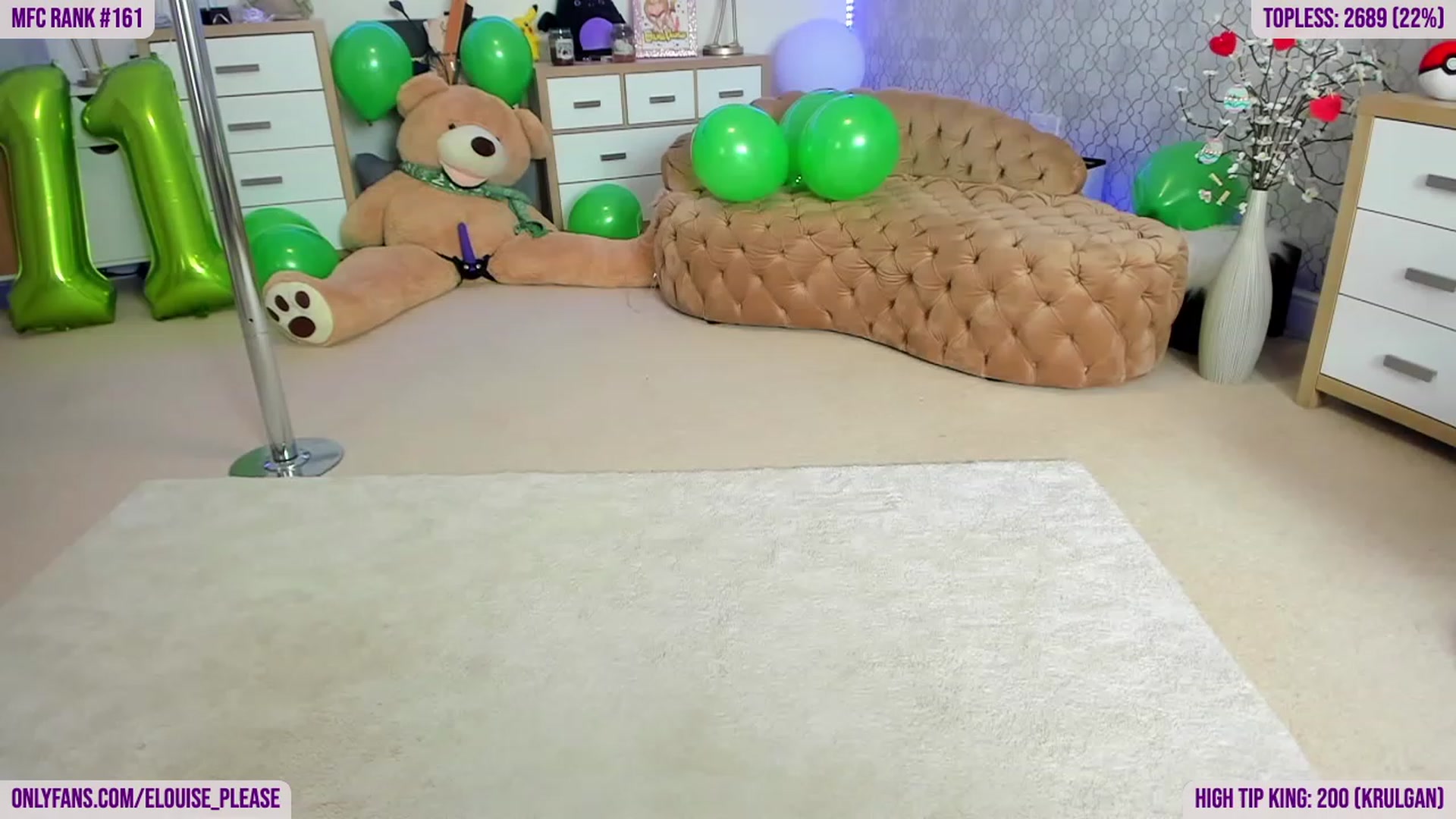 Gallery image thumbnail from ElouisePlease's myfreecams stream on, 04/10/2023, 14:29 image 1 of 20