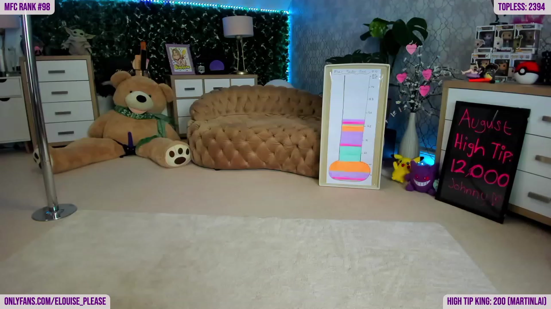 Gallery image thumbnail from ElouisePlease's myfreecams stream on, 08/09/2023, 12:19 image 19 of 20