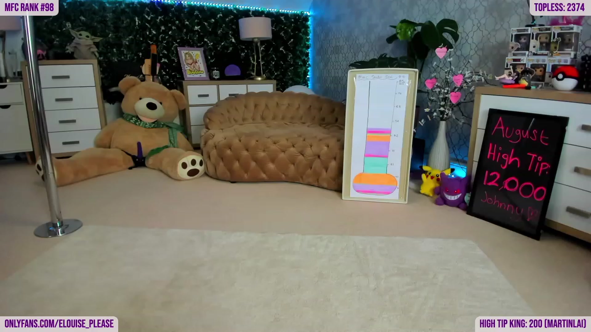 Gallery image thumbnail from ElouisePlease's myfreecams stream on, 08/09/2023, 12:19 image 20 of 20