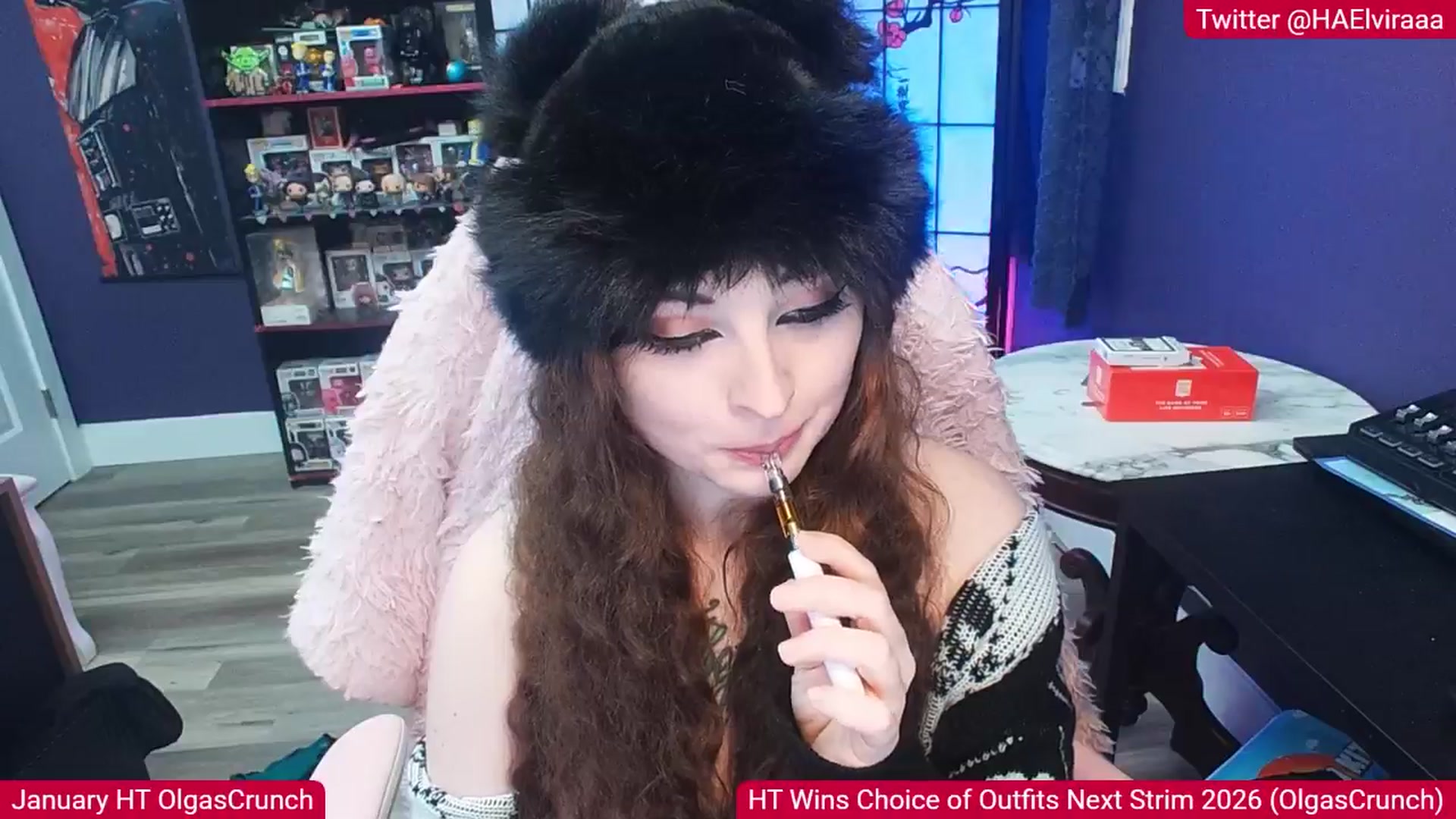 Gallery image thumbnail from Elviraaa's myfreecams stream on, 01/11/2026, 12:49 image 8 of 20