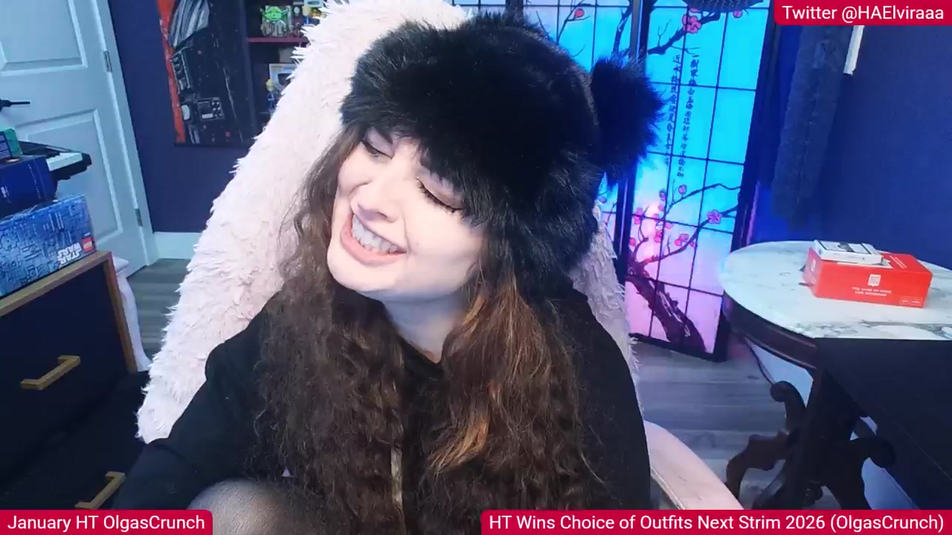 Gallery image thumbnail from Elviraaa's myfreecams stream on, 01/11/2026, 16:01 image 6 of 20