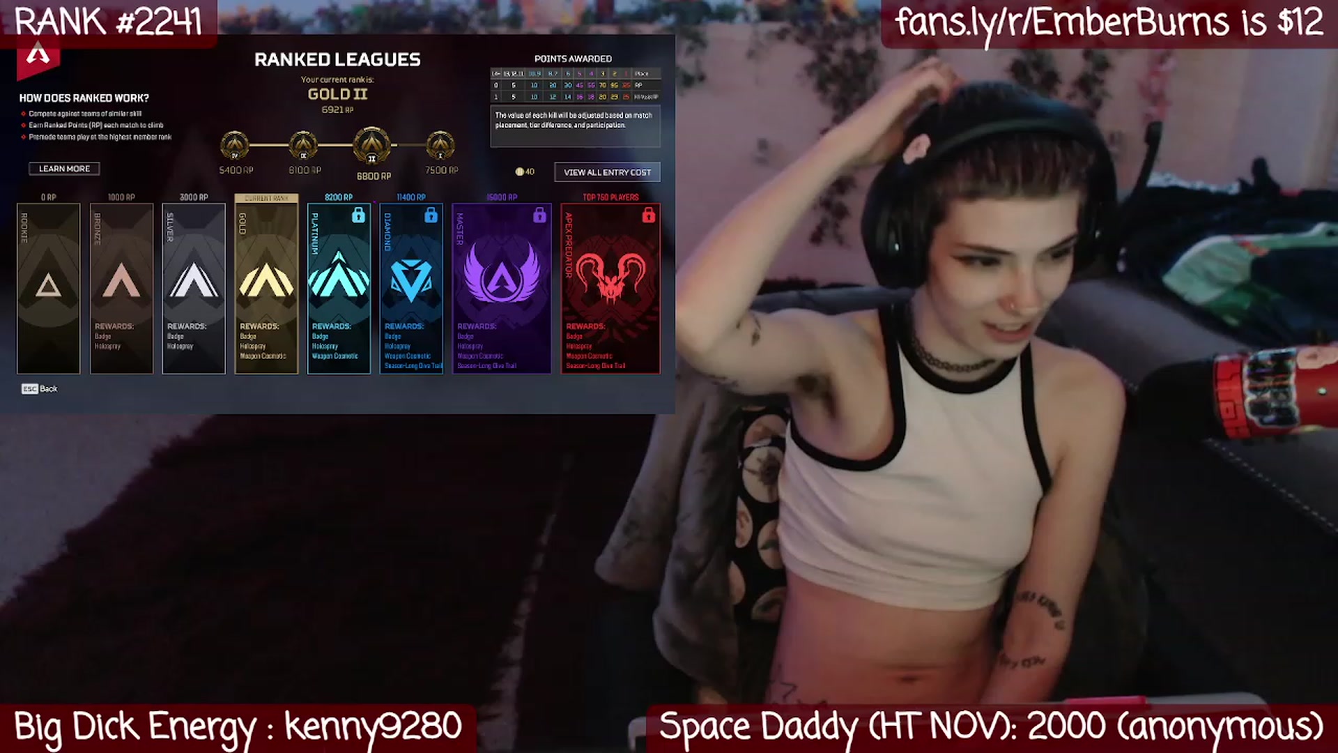 Gallery image thumbnail from Emberburns's myfreecams stream on, 11/22/2022, 05:47 image 18 of 20