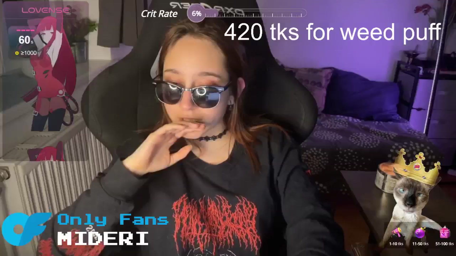 Gallery image thumbnail from Emiliaaaaa's myfreecams stream on, 05/03/2024, 24:52 image 14 of 20