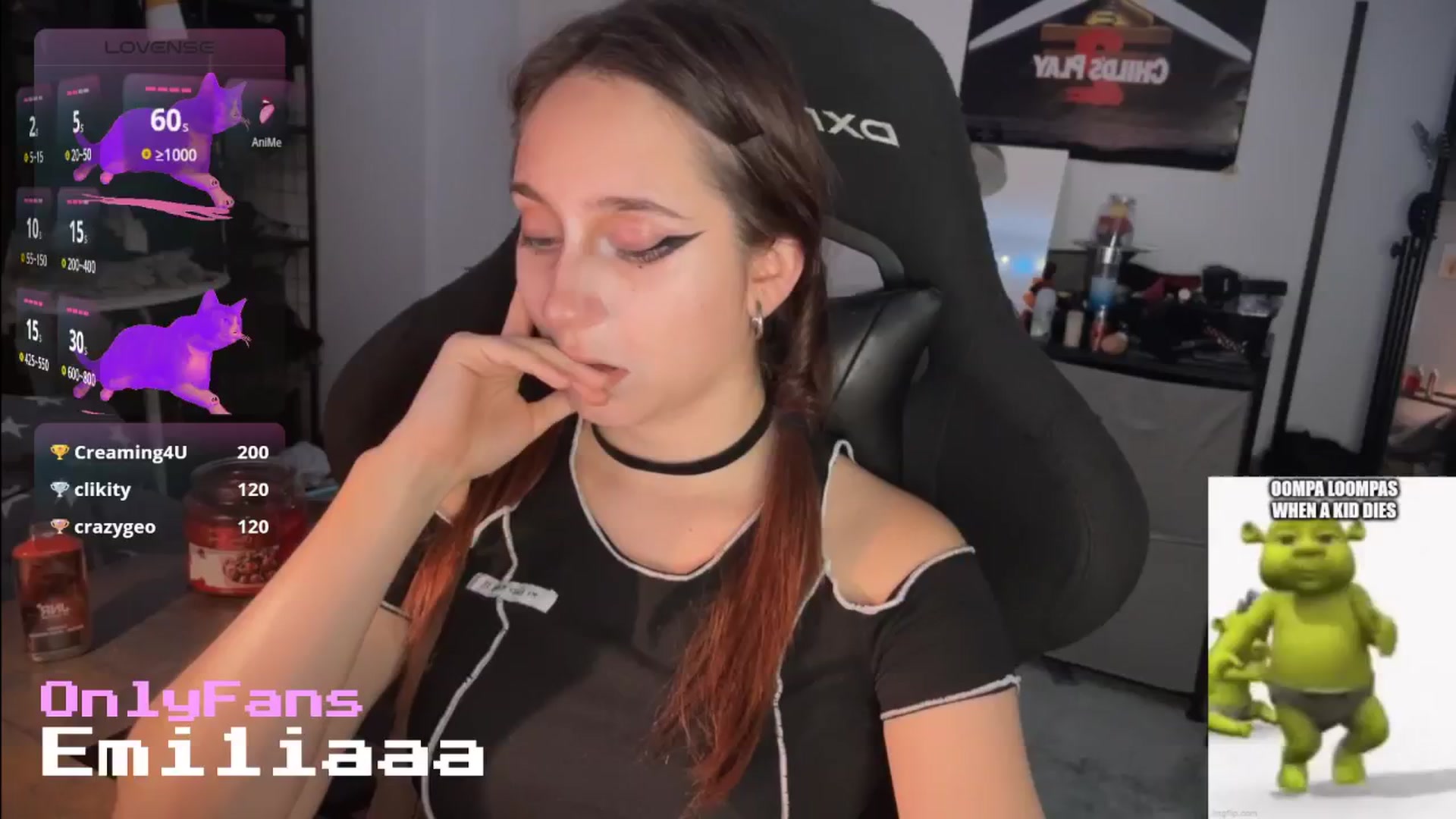 Gallery image thumbnail from Emiliaaaaa's myfreecams stream on, 09/05/2025, 24:32 image 17 of 20