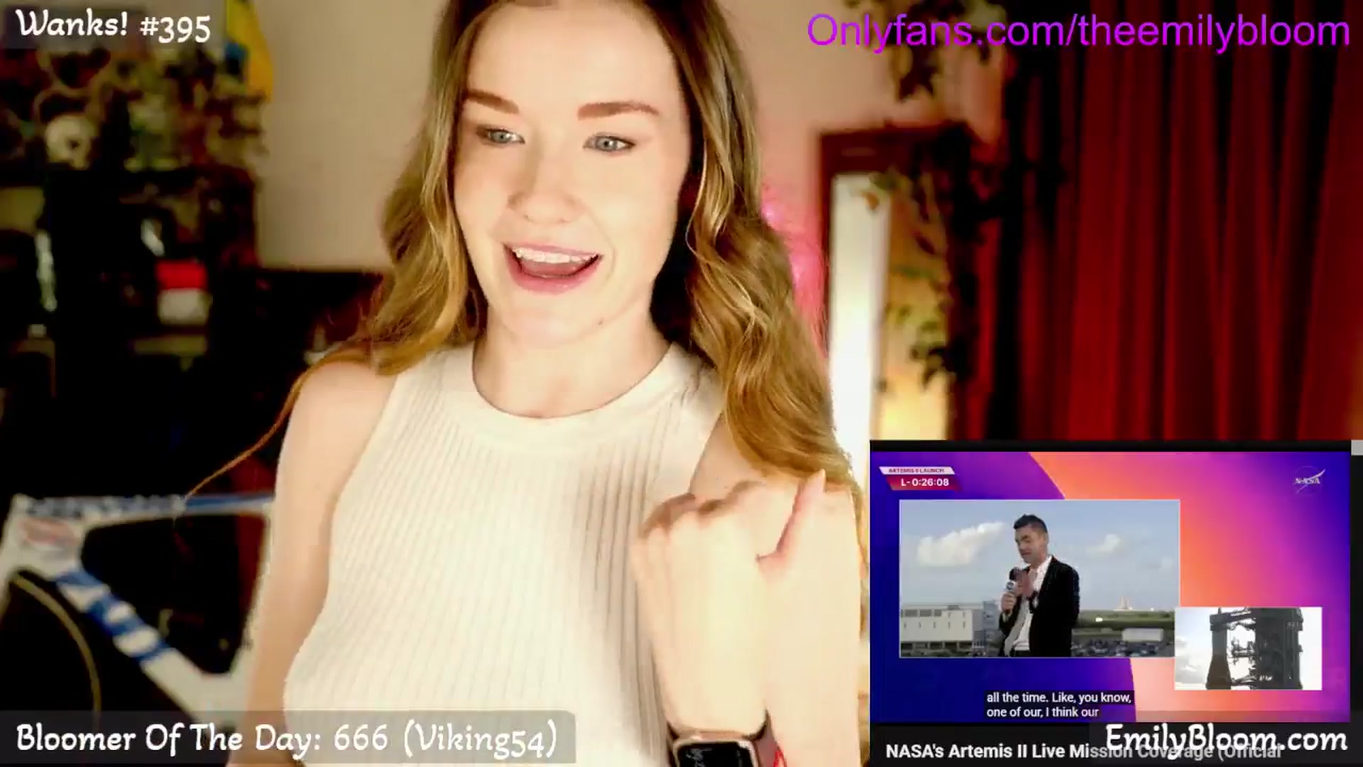Gallery image thumbnail from EmilyBloom's myfreecams stream on, 04/01/2026, 23:48 image 5 of 20