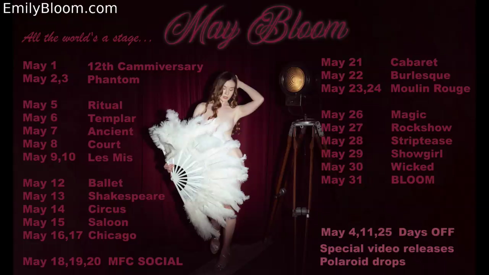 Gallery image thumbnail from EmilyBloom's myfreecams stream on, 05/15/2026, 23:56 image 20 of 20