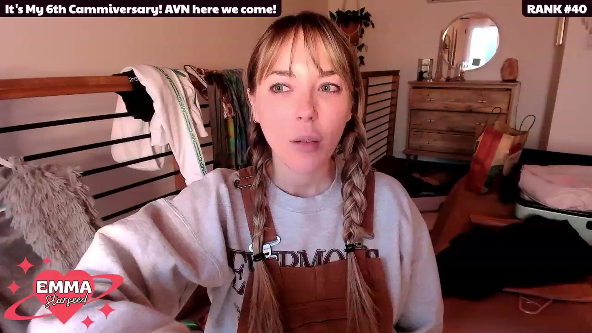 Gallery image thumbnail from EmmaStarseed's myfreecams stream on, 01/21/2024, 23:21 image 19 of 20