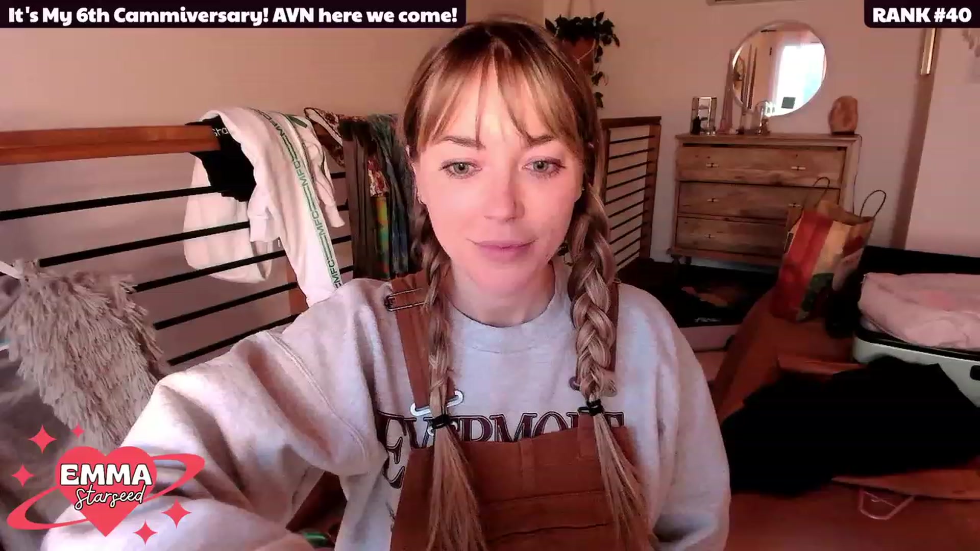 Gallery image thumbnail from EmmaStarseed's myfreecams stream on, 01/21/2024, 23:21 image 18 of 20