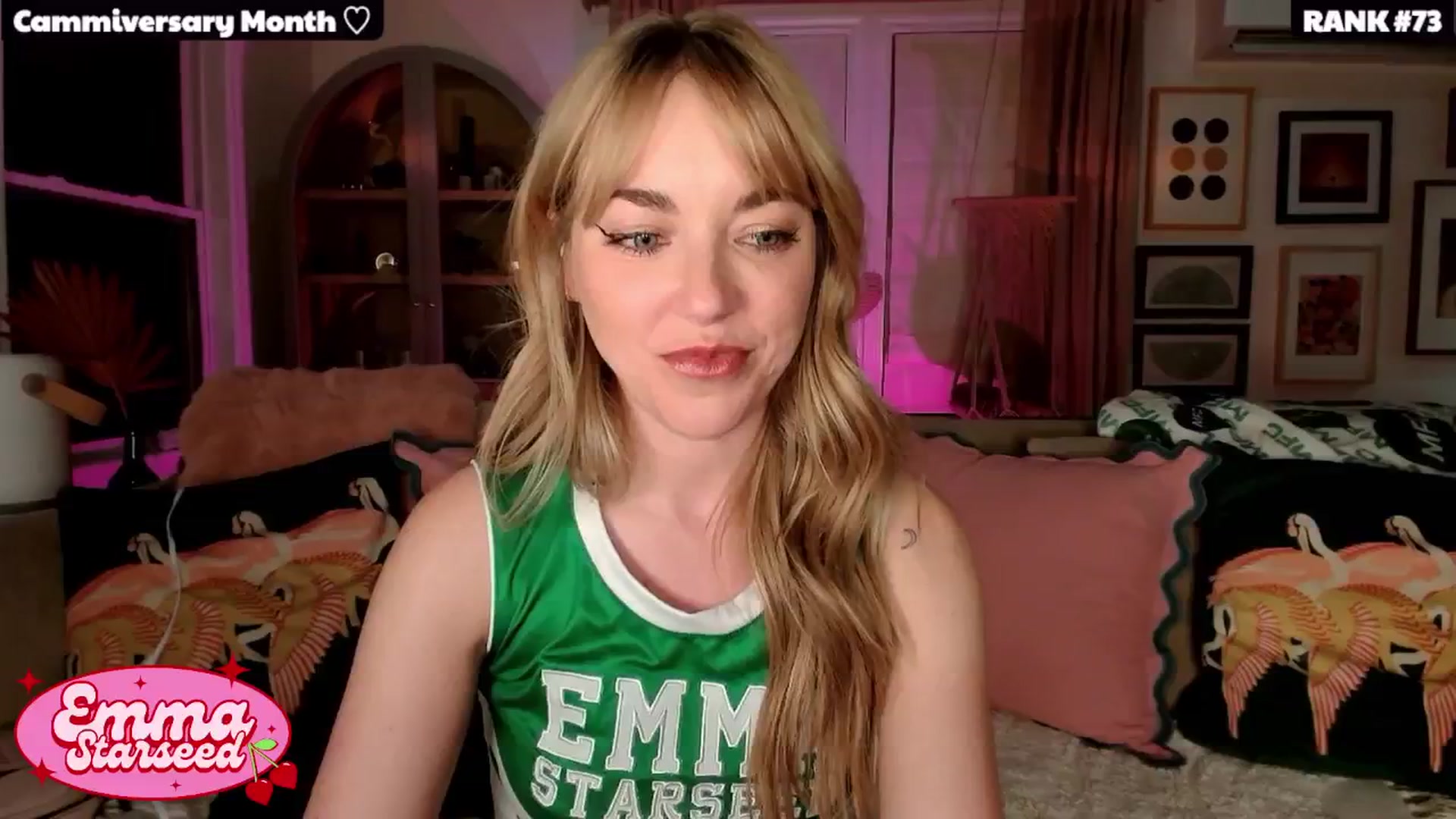 Gallery image thumbnail from EmmaStarseed's myfreecams stream on, 01/16/2025, 04:59 image 12 of 20