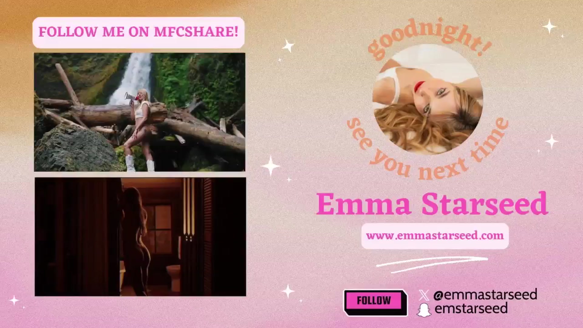 Gallery image thumbnail from EmmaStarseed's myfreecams stream on, 02/05/2026, 06:55 image 20 of 20