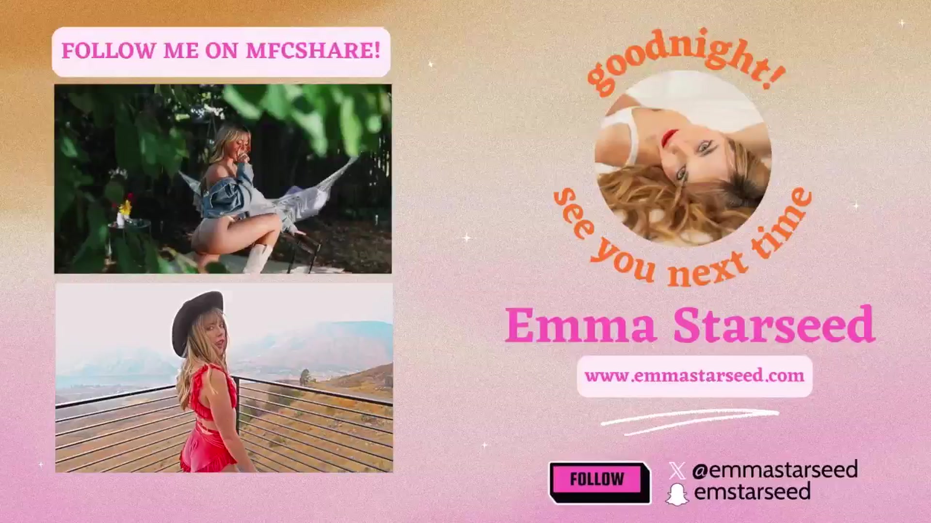 Gallery image thumbnail from EmmaStarseed's myfreecams stream on, 02/12/2026, 07:55 image 15 of 20