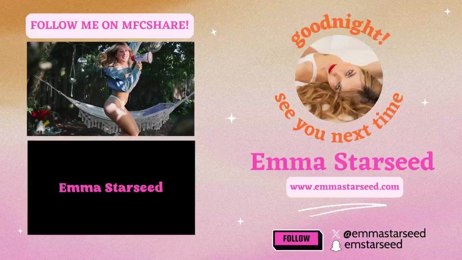 Gallery image thumbnail from EmmaStarseed's myfreecams stream on, 02/12/2026, 07:55 image 3 of 20