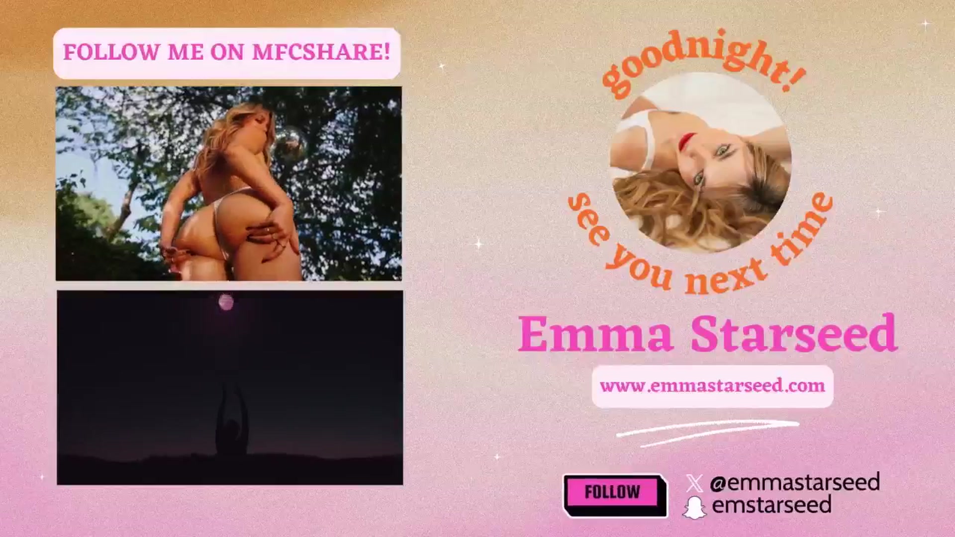 Gallery image thumbnail from EmmaStarseed's myfreecams stream on, 02/12/2026, 07:55 image 20 of 20