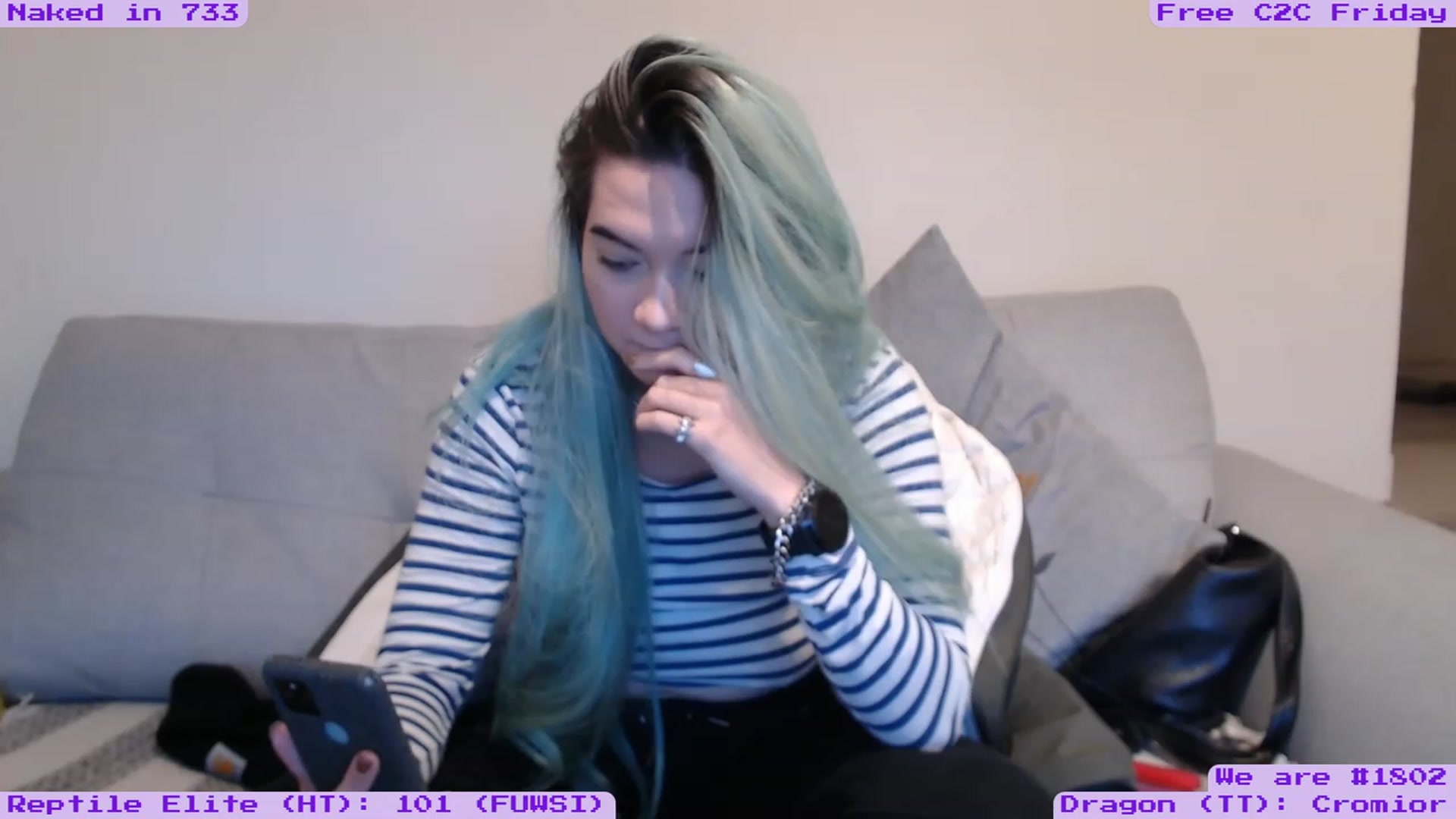 Gallery image thumbnail from EmoSmithers's myfreecams stream on, 12/30/2022, 15:49 image 17 of 20