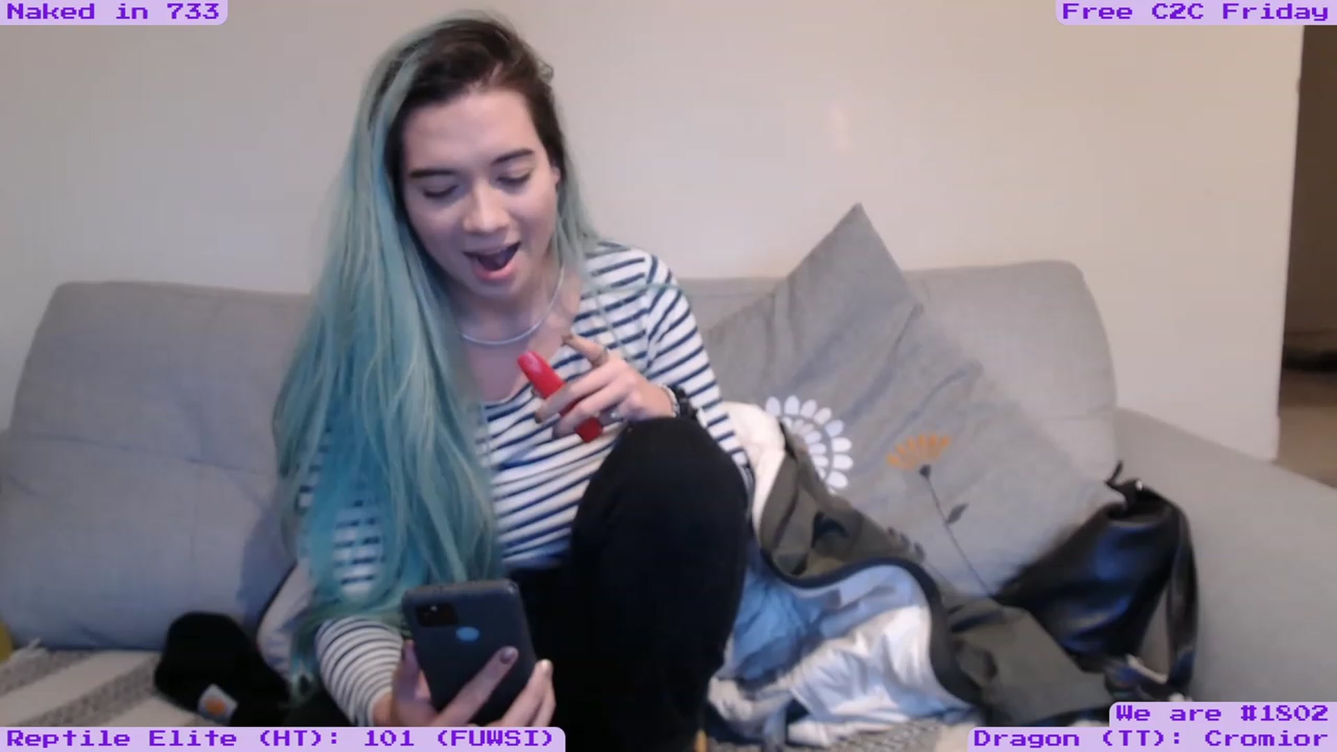 Gallery image thumbnail from EmoSmithers's myfreecams stream on, 12/30/2022, 15:49 image 18 of 20